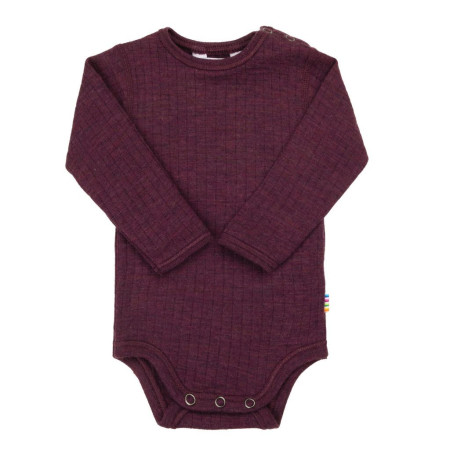 Joha merino woolen long sleeve body  plum