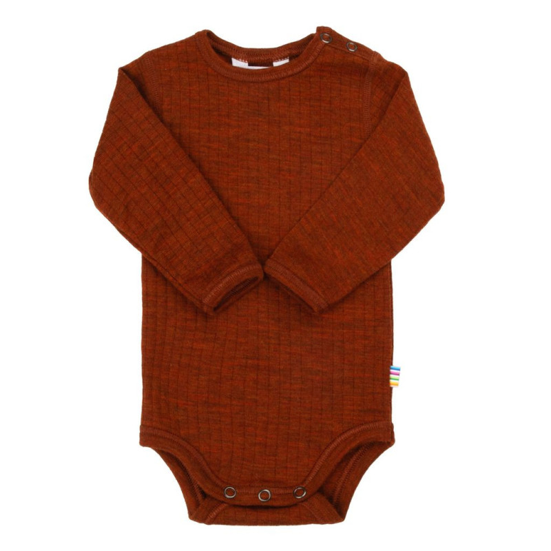 Joha wollen romper lange mouw russet (64356)