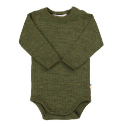 Joha merino woolen long sleeve body  dark olive
