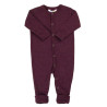 Johawollen  jumpsuit met omslag plum (54355)