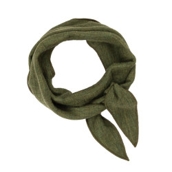 Joha wollen damesjaal dark olive (97509)