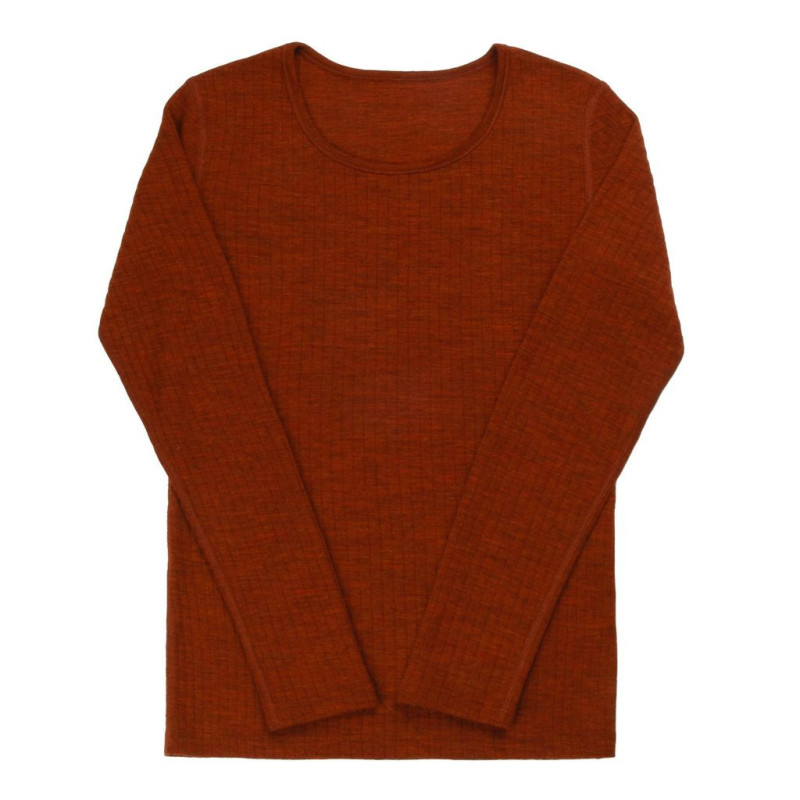 Joha woolen long sleeve shirt russet