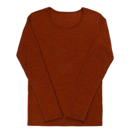 Joha woolen long sleeve shirt russet
