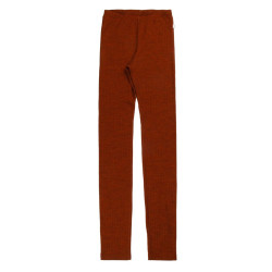 Joha wollen dames rib legging russet (27507)