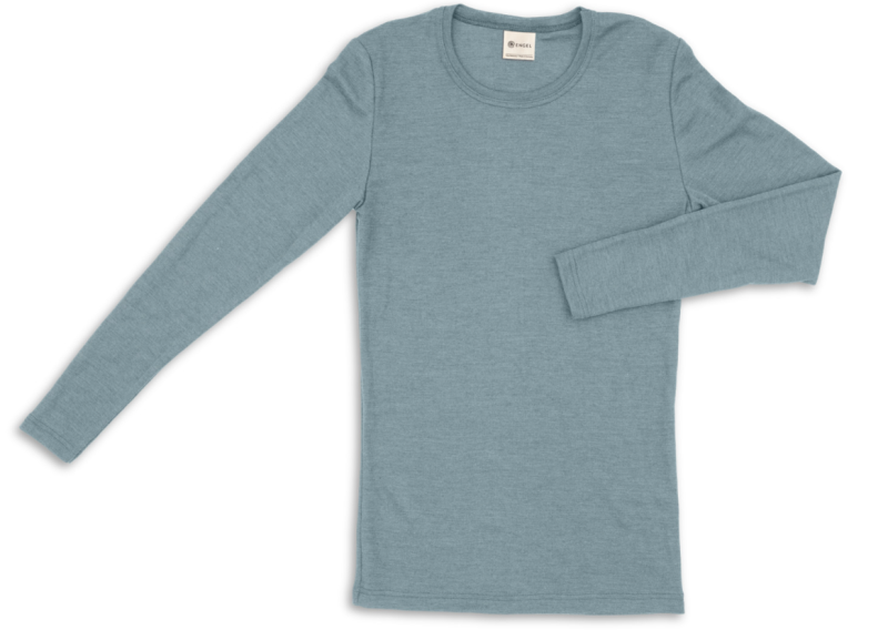 copy of Engel Natur woolsilk long sleeved shirt navy