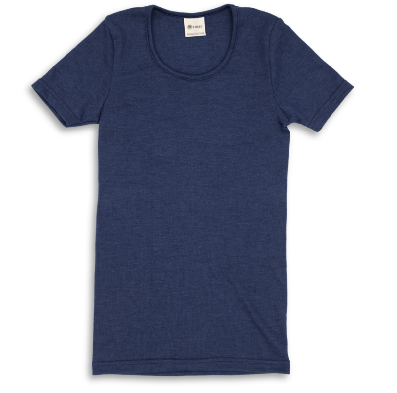 Engel Natur wolzijde tshirt navy (704870)