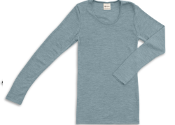 Engel Natur wolzijden longsleeve mountain blue (704970)