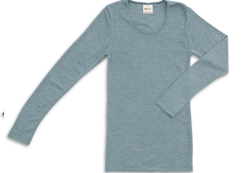 Engel Natur wolzijden longsleeve mountain blue (704970)