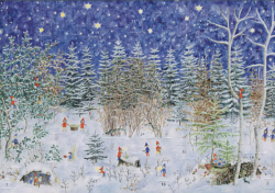 Adventskalender klein-Advent im Zwergenwald (elisabeth heuberger)