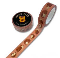 Esther Bennink washi tape egeltjes