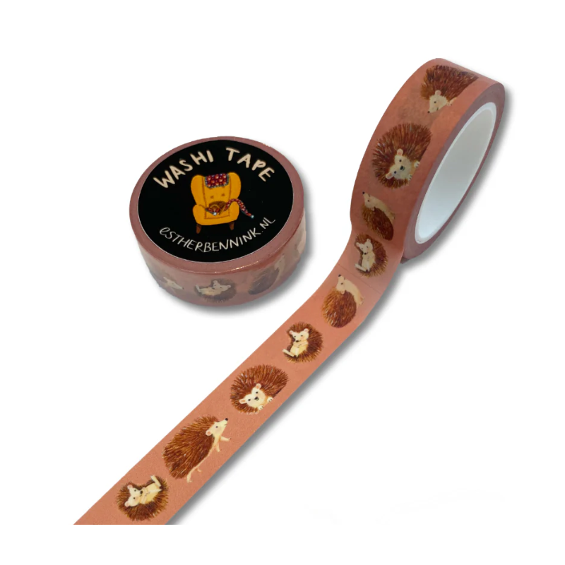 Esther Bennink washi tape egeltjes