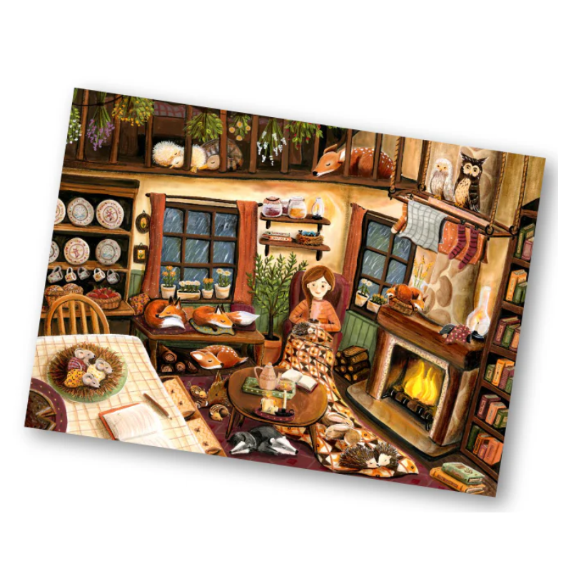 Esther Bennink postkaart cosy shelter