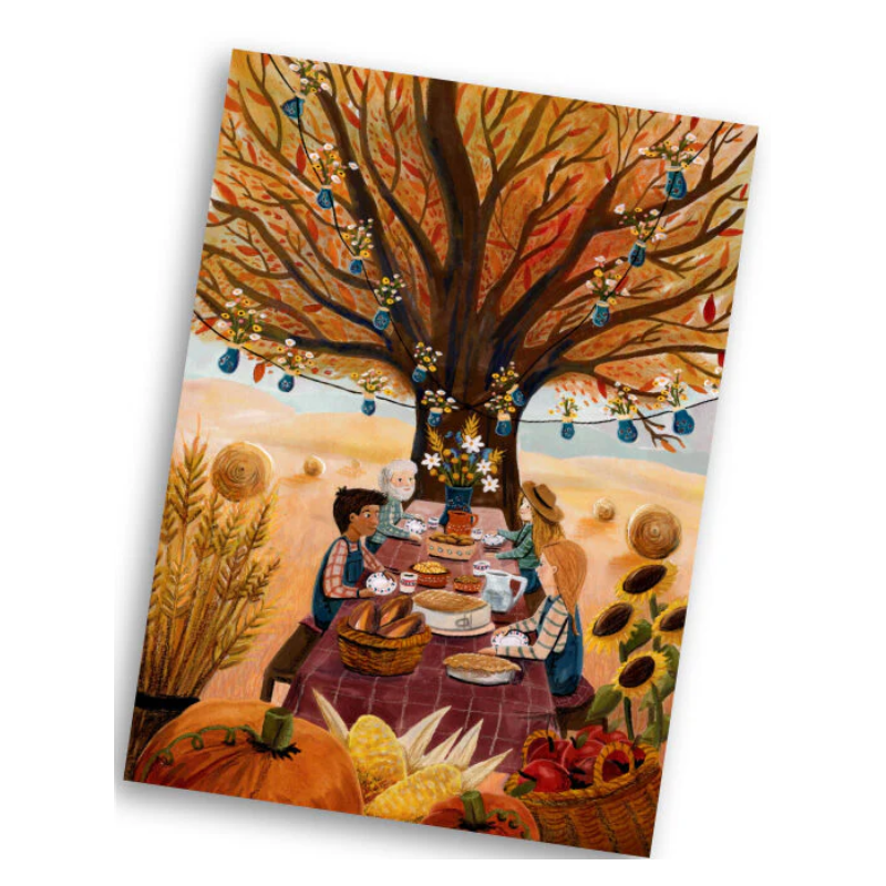 Esther Bennink postkaart oogstfeest