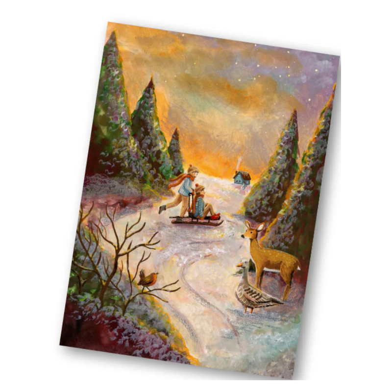 Esther Bennink postkaart Sleeen