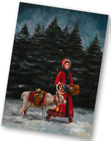 Esther Bennink postkaart een volksverhaal