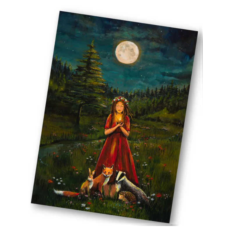 Esther Bennink postkaart verbinding met de natuur