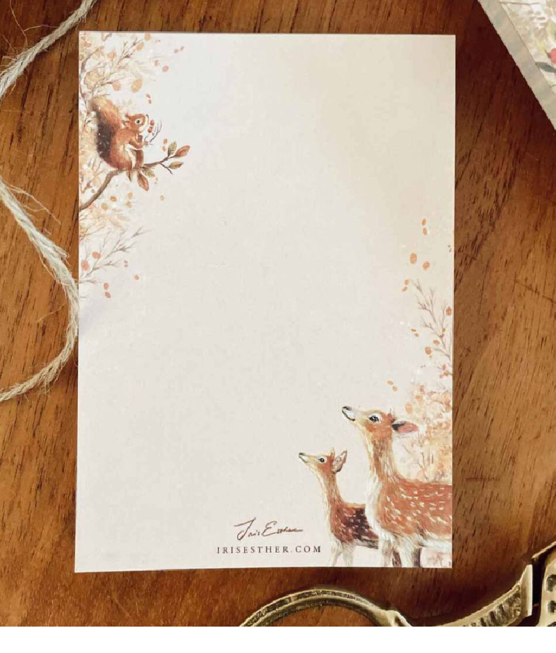 Iris Esther Deerest little notepad