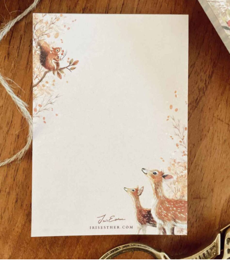 Iris Esther Deerest little notepad