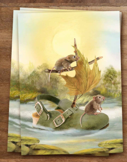 Iris Esther postal card adventure awaits