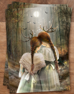 Iris Esther postkaart Entangled