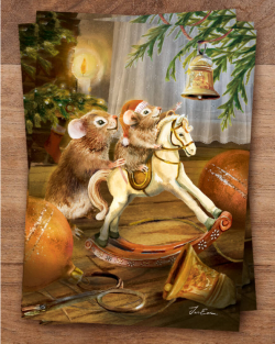 Iris Esther postkaart The Rocking Horse Ride