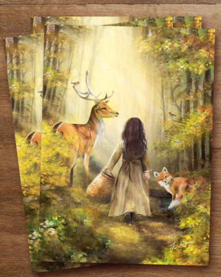 Iris Esther postal card where we belong