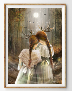 Iris Esther artprint Entangled