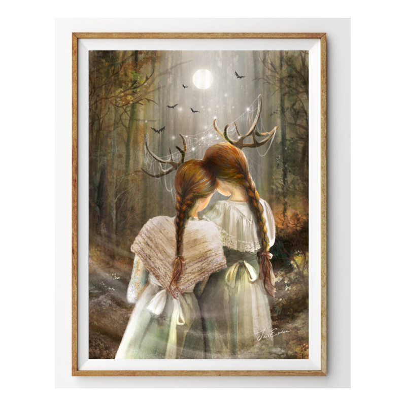 Iris Esther artprint Entangled