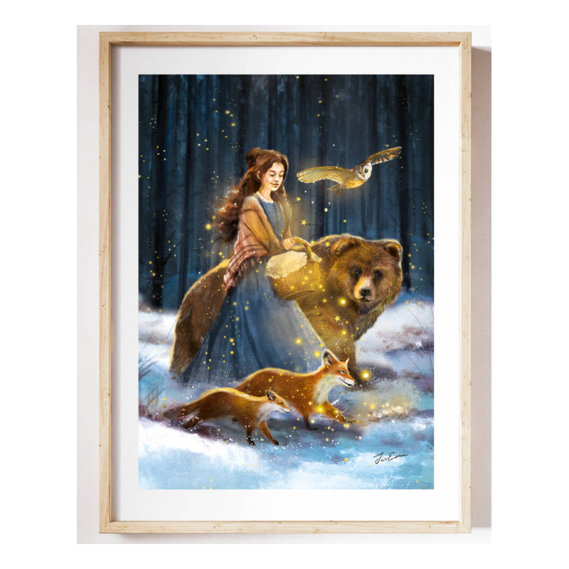 Iris Esther artprint Bringers of light fairytale