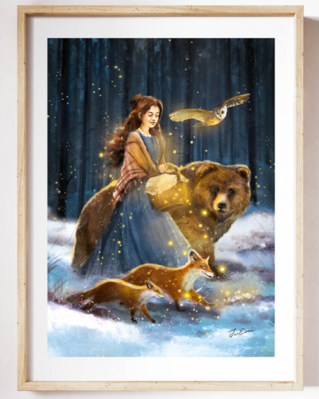 Iris Esther artprint Bringers of light fairytale