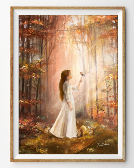 Iris Esther artprint Woodland Whispers