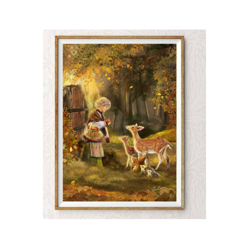 Iris Esther artprint Deer delight