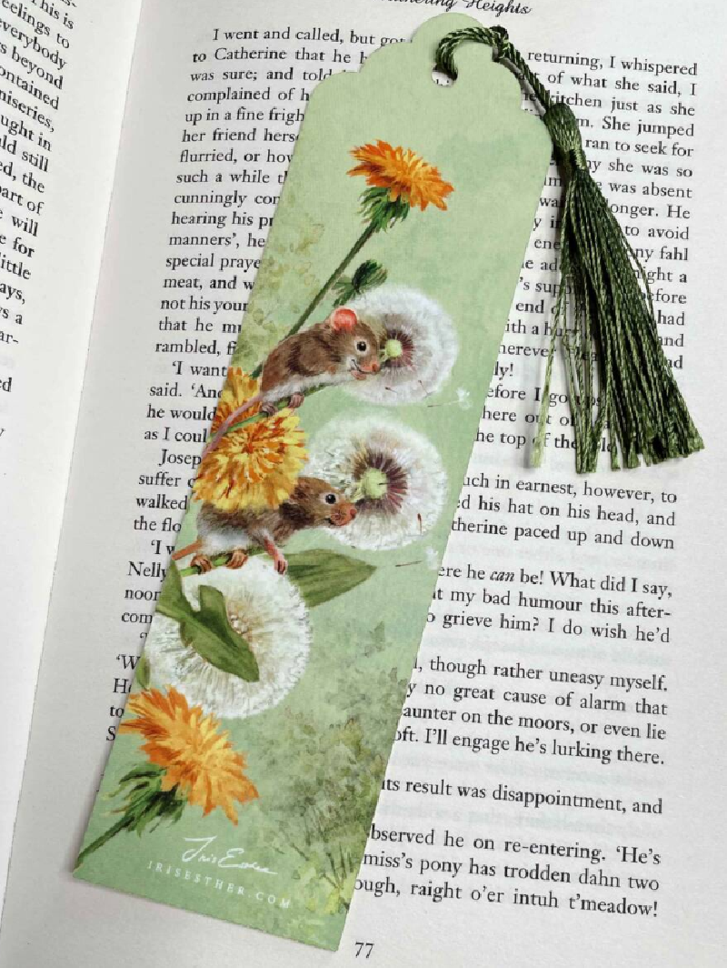 Iris Esther boekenlegger Dandelion