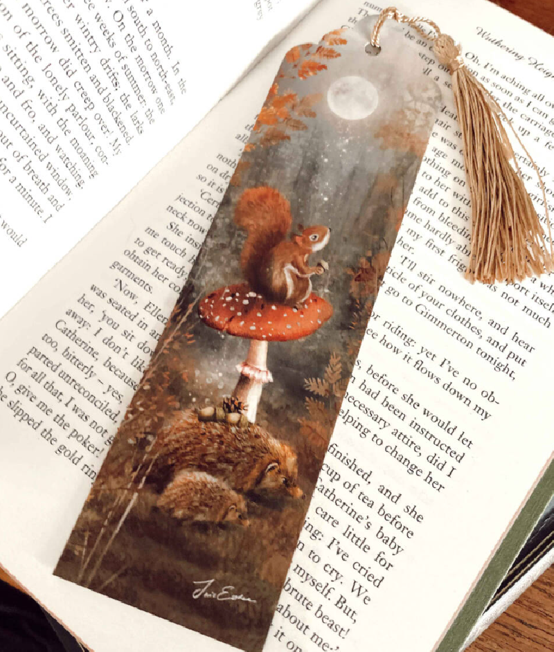 Iris Esther boekenlegger Preparing