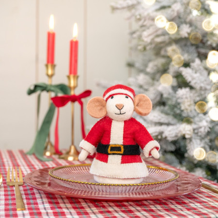 Sjaal met Verhaal decoratie muis kerstmuis