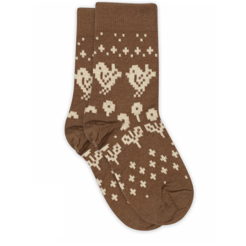 copy of MP Denmark woolen socks pecan pie  Rosie (79282)