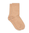 MP Denmark wollen rib sokken camel melange (1230)