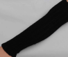 Hirsch natur woolen leg warmers black