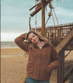 We are wovens woolen jacket espresso