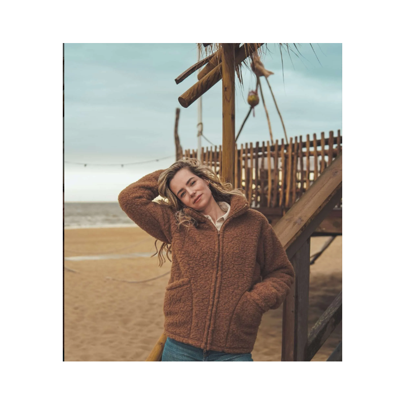 We are wovens woolen jacket espresso