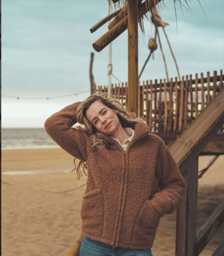 We are wovens woolen jacket espresso