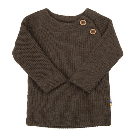Joha woolen knitted sweater brown (14122)