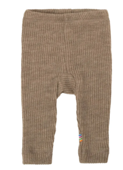 Joha gebreid merinowollen broek beige (24122)