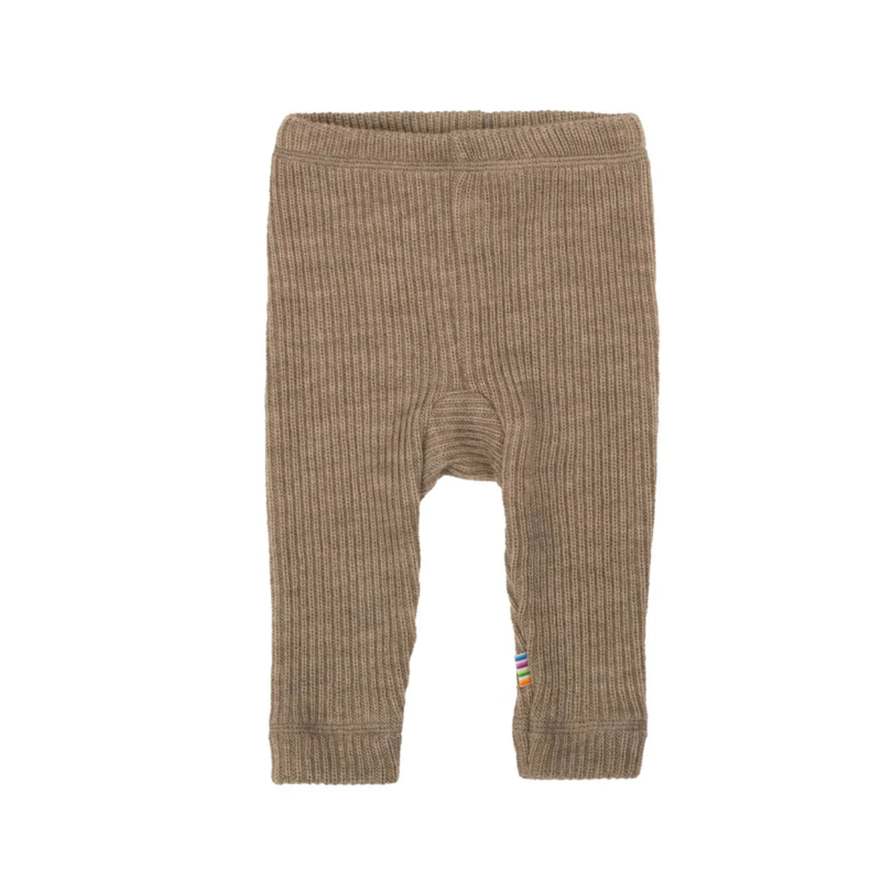 Joha gebreid merinowollen broek beige (24122)