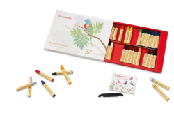 Stockmar wasstiftjes 32 stuks in doos met schraper