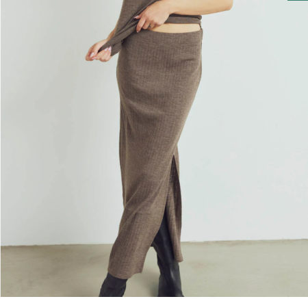 Conservandum (Musli) Wollen rok rib walnoot