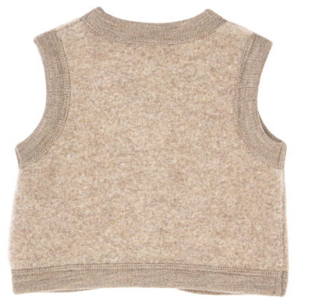 Musli wolfleece bodywarmer balsam melange