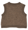 Musli wolfleece bodywarmer walnut melange