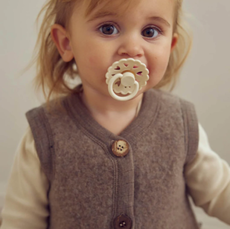 Musli wolfleece bodywarmer walnut melange