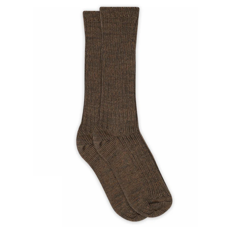 MP Denmark woolen quinn socks brown melange